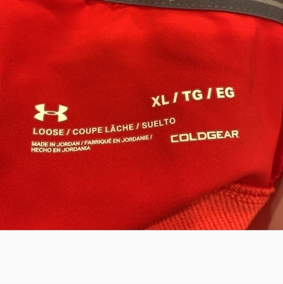 Under Armour Red ColdGear Zip-Up - Picture 3 of 7